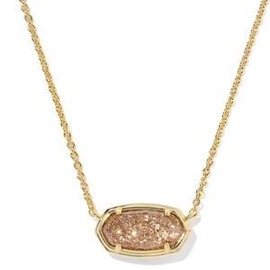 Kendra Scott Elisa 2025 Gold Collectors Short Pendant Necklace.